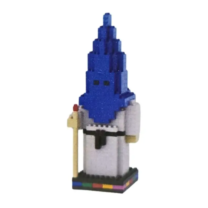 Pixo Nazareno con capirote azul y túnica blanca 342 piezas - bloques de construcción NZSC16 - 1