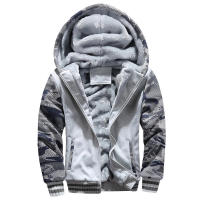 Chaqueta De Invierno Para Hombre Con Capucha Cremallera Y Manga Larga Estilo Casual Camuflaje Acolchada Abrigo De Calle - details 13