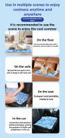 Alfombra De Enfriamiento Para Perros Y Gatos Impermeable Y Lavable Para Verano Con Inyección De Agua Sillín De Viaje Para Mascotas - details 12
