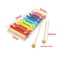 Xilofón Educativo De 8 Escalas Para Niños Instrumento De Percusión Profesional De Madera Para Principiantes Y Bandas Regalo De Cumpleaños - details 5