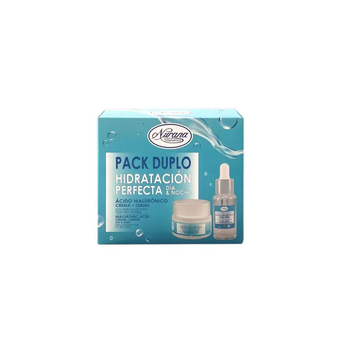 Nurana - Pack Regalo Duplo - Crema facial y Serúm facial con Acido Hialurónico - Cuidado Facial - 1
