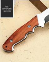 Cuchillo De Sobrevivencia Portátil Para Camping Cuchillo Recto Pequeño Con Borde Afilado Cuchillo De Outdoor Cuchillo De Mano Y Carne (con Funda) - details 7