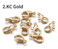 100pcs Carabineros De 10-14mm Con Cierre De Cadena Y Anclas De Lobo Para Joyería Findings Y Componentes Metálicos De Aleación De Zinc - details 5