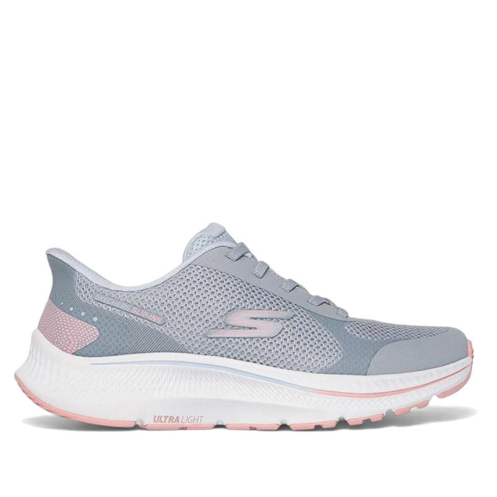 Skechers slip-ins sports shoes: go run consistent 2.0-captiva gray and light blue