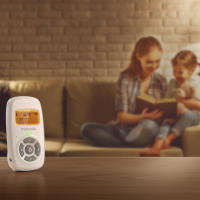 Motorola Nursery AM24 Vigilabebés con Audio – Comunicación Bidireccional, Micrófono de Alta Sensibilidad, Pantalla LCD, Tecnología DECT, Alcance 300m, Control de Volumen, Alarma de Batería Baja - details 0