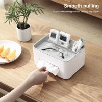 Estuche De Almacenamiento Para Papel Con Control Remoto De Escritorio a Prueba De Polvo Multifuncional Para Coche Y Sala De Estar - details 3