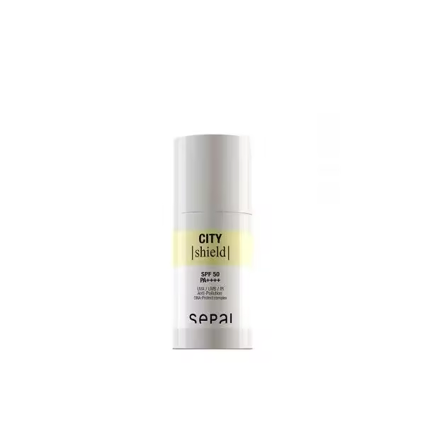 CITY Shield Crema Solar Facial SPF 50 Sepai- Protector solar de Amplio Espectro con Ultimate Protection Complex - Protección Global contra Rayos UV, IR y Exposoma Urbano - Vegano y Libre de Tóxicos - 1