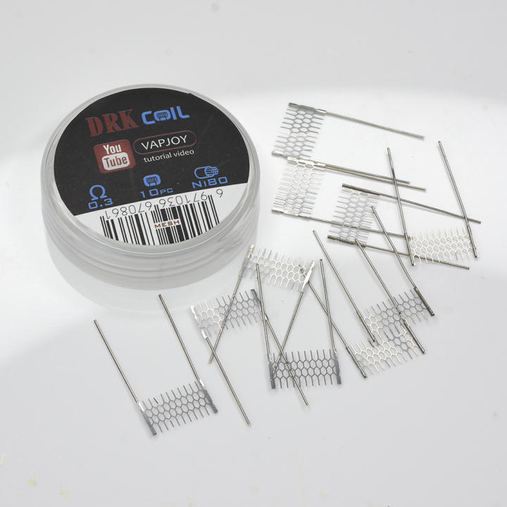 VAPJOY Hilo De Resistencia Mesh Ni80 Para Rebuild GTX PNP VM1 Drag X S Argus VINCI GT Air Coil 0.16ohm 0.3ohm 0.4ohm 0.6ohm Pack De 50/100pcs