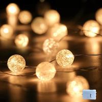 Guirnalda De Luces LED Para Navidad Y Año Nuevo Con Batería AG13 Decoración De Casa Guirnalda De Fairy Para Árbol De Navidad Luz Caliente Blanca - details 0