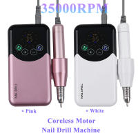 Máquina De Uñas Recargable Con Motor Sin Núcleo 35000RPM Para Manicura Y Pedicura De Gel De Acrílico Y Pulido Eléctrico De TFSCLOIN - details 0