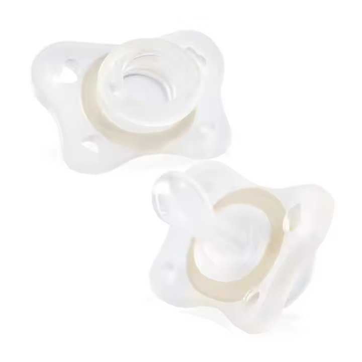 CHICCO CHUPETE PHYSIOFORMA MINI SOFT TRANSPARENTE 0-2 M 1 UNIDADES - 1