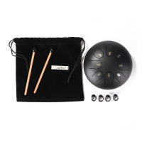 Mini Tambor De Lengüeta De Acero De 6 Pulgadas Con 8 Notas Incluye Bolsa De Almacenamiento Regalo Musical Para Principiantes Y Drummer - details 1
