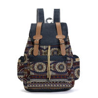 Mochila de de Lona con Estampado Sólido para para Mujeres Bolsa Hombro Estudiantes - details 12