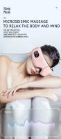 Masajeador de ojos con calefacción, máscara de ojos con música, Airbag, masaje para ojos, ojo seco, tensión ocular, alivio de las ojeras, mejora el sueño - details 3