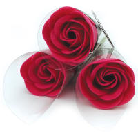 Rosa con pétalos de jabón para un baño relajante y aromático. Regalo original para eventos, cumpleaños, Navidad, día de la Madre, San Valentín... - Mamá Manuela - details 3