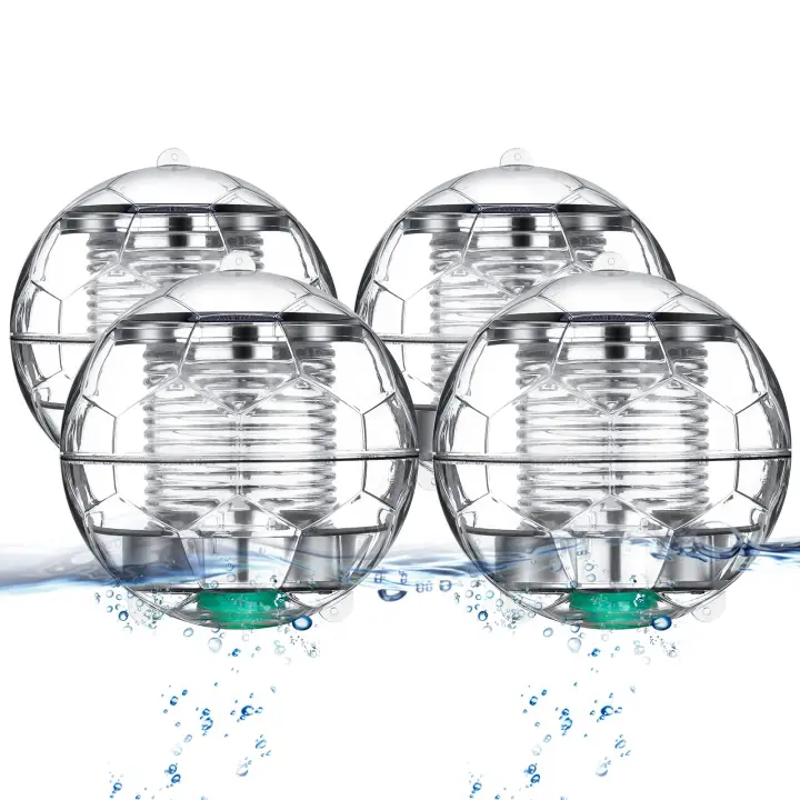 4 piezas. Luz flotante solar que cambia de color impermeable para piscina de jardín - 1