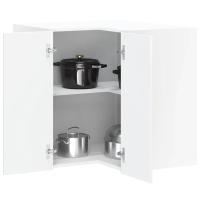 vidaXL Mueble esquinero cocina Lucca madera contrachapada en color Gris sonoma/Gris hormigón/Negro y más | almacenamiento funcional diseño moderno para baño dormitorio sala - details 6