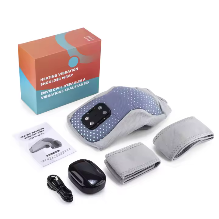 Masajeador magnético deslizante para articulaciones de hombros, dispositivo de terapia de masaje vibratorio con calor para hombros (2025) - 1