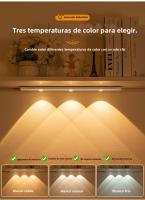 Luz Nocturna LED Inalámbrica Con Sensor De Movimiento Para Cocina Armario De Dormitorio Iluminación Interior Recargable - details 6