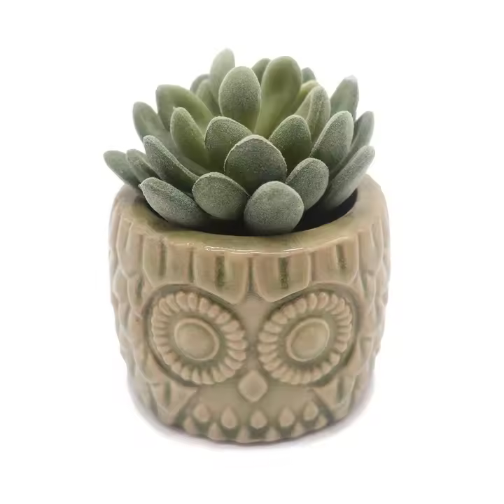 Planta Decorativa Versa Cerámica Plástico 7,62 x 10,16 x 7,62 cm - 1