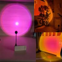 Lámpara Proyector De Colores USB 5V Luz Nocturna Portátil Para Decoración De Hogar Creación De Ambiente Para Sala De Estar Fotografía Neón - details 0
