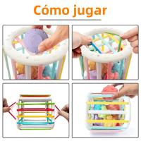 Juguete Educativo Para Bebés Cubo De Actividades Colorido Bloques De Formas Juego De Aprendizaje Para Niños Desde Nacidos Hasta 12 Meses Regalo - details 1