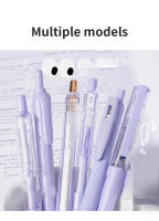 6pcs Bolígrafos De Gel Retráctiles 0.5mm Tinta Negra Punto Fino Cómodo Para Escribir Smooth Para Escuela Y Oficina - details 4