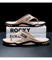 Zapatillas De Verano Para Hombres Estilo Hong Kong Cómodas Y Modernas Sandalias De Playa Con Dedos Descubiertos Para Uso Exterior Parejas - details 7