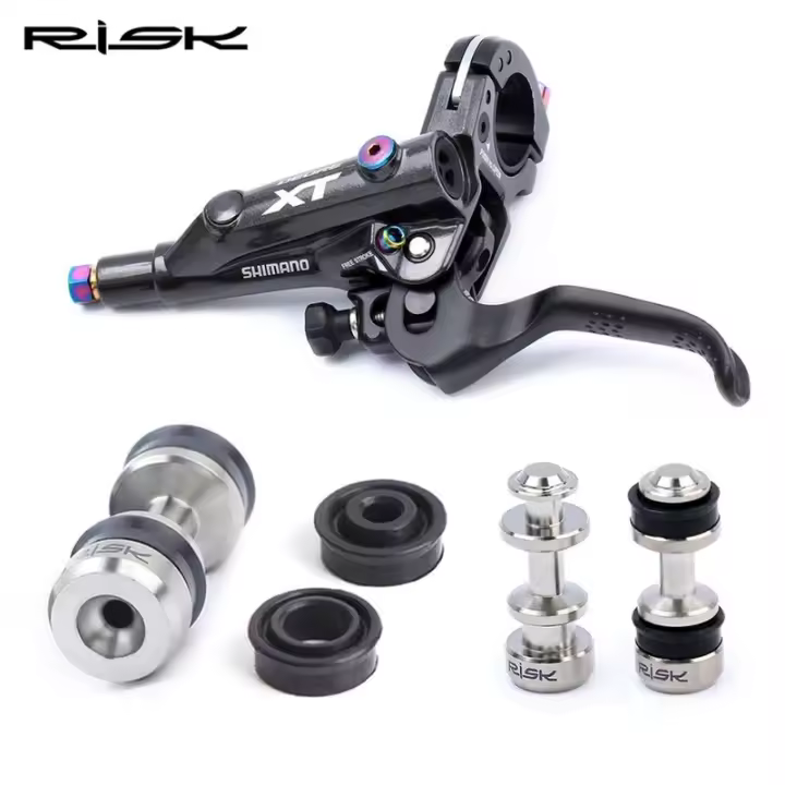 Pistola De Freno De Bicicleta RISK Mtb Para Shimano SLX XT M8000 M7000 M785 Manillar De Freno Hidráulico De Disco Montaña Aleación De Titanio - 1