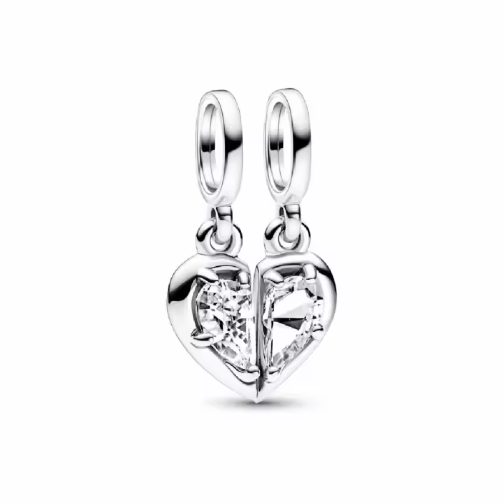 Charm colgante Pandora Corazón Divisible Madre e Hija - 1