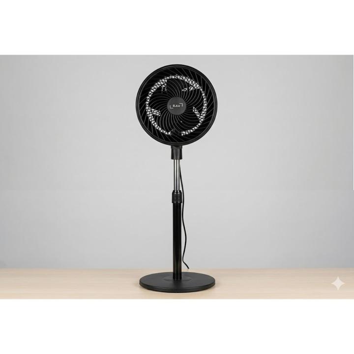 Ventilador de Pie Alta Velocidad 90W ELKA – Potente Flujo de Aire con 3 Velocidades, Diseño Compacto de 10"… — oferta en Miravia