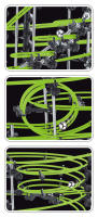 Juego De Carreras De Mármol Con Elevador Eléctrico Y Luz Espacial Rail Roller Coaster Niveles 2 3 4 Juguetes Educativos De Ciencia Para Niños - details 9