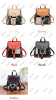 Mochila De Piel PU Pequeña Para Mujer Estilo Retro Cuadros Calidad Superior Viaje Mochila Escuela Bolsa De Hombro Moda - details 1