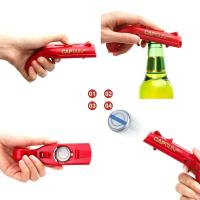 Abrepuertas De Cerveza En Forma De Pistola Capuchón Portátil Para Bebidas Herramienta De Barra Accesorios De Cocina Para Fiestas - details 2
