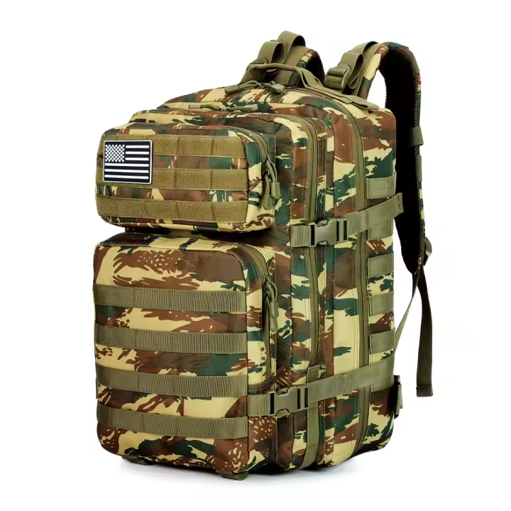 MOV-Mochila de camuflaje militar para exteriores, mochila táctica multifuncional de gran capacidad para montañismo, viajes y acampada. - 1