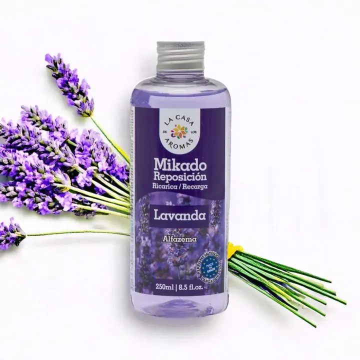 Plushome Ambientador Mikado Repo Aromatizante en Varillas - Variedad de Esencias - Canela, Azahar, Canela Naranja, Frutos Rojos - 250ml, 500ml y 1L - 1