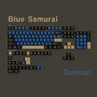 PBT Keycaps Azul Samurai Perfil Cherry Para Teclado Mecánico ISO Layout FR/DE/ES/RU/KR/EN/AR/Thai/JP Dye Sub Rainy 75 - details 6