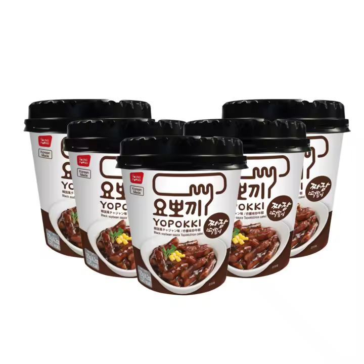 (YOPOKKI) PACK PASTEL DE ARROZ COREANO CON PASTA DE SOJA DULCE Y SALADA 120G - 1