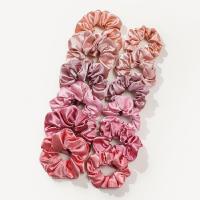 Cinturones Elásticos De Satén Rosa Sólido Para El Cabello Grandes Y Densos Con Alta Elasticidad Adecuados Para Todas Las Estaciones Para Mujeres Accesorio De Moda - details 0