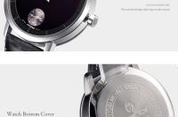 Reloj De Cuarzo Para Hombre SINOBI Original Con Correa De Cuero Moda Y Diseño Simple Resistentes Al Choque Y Al Agua - details 10