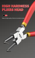 Aguja De Expansión Multifuncional Herramienta Industrial De Acero Al Carbono Tijeras De Anillo Retenedor Y Tarjeta Doble Propósito - details 1