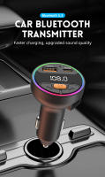 Transmisor FM Para Coche Cargador Rápido Para Teléfono Bluetooth 5.3 Kit De Audio MP3 QC3.0+PD30W Cargador Rápido Modulador FM LUTU C9S - details 0