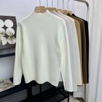 Suéter De Térmica Elegante Para Mujer Con Cuello Alto Y Lona Gruesa Abrigado Sueter De Punto Elegante Para Oficina Top Delgado De Jersey De Invierno - details 15