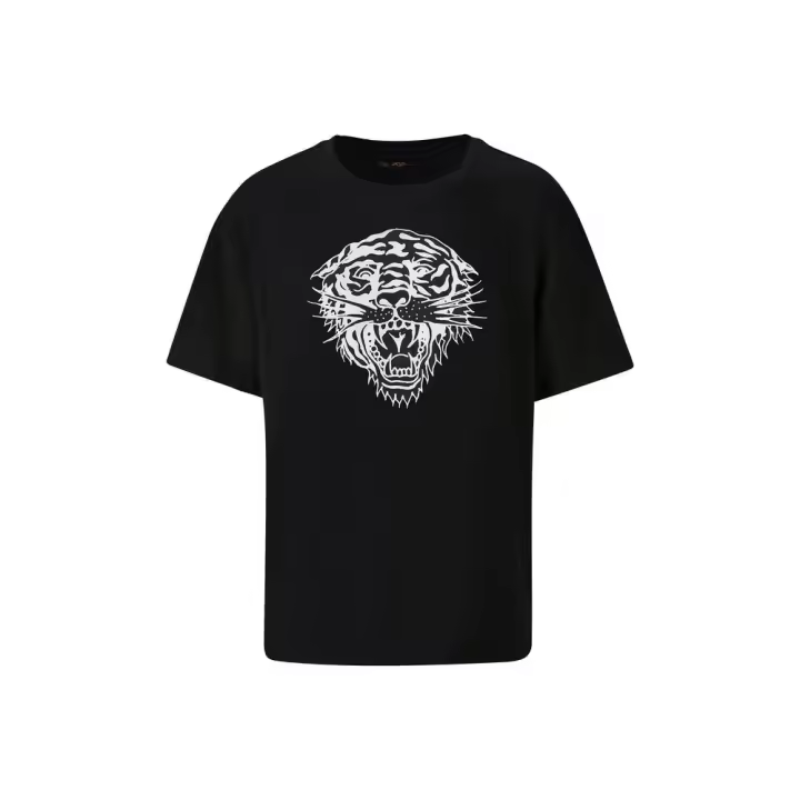 Ed Hardy Camiseta Negra Tiger-glow - 1