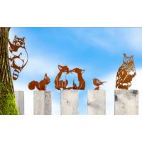 Decoración De Jardín Animal Rusticado Arte De Jardín De Hierro Corten Exterior Surtido De Esqueletos De Animales Decoración De Jardín Hecha a Mano - details 0