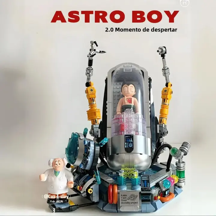 Pantasy Astro Boy Set De Bloques De Construcción Para Adultos Momento De Despertar De La Figura Mecánica Kit De Construcción Coleccionable Regalo Con Bloques De Plástico ABS Tamaño Pequeño Compatible Con Lego - 1