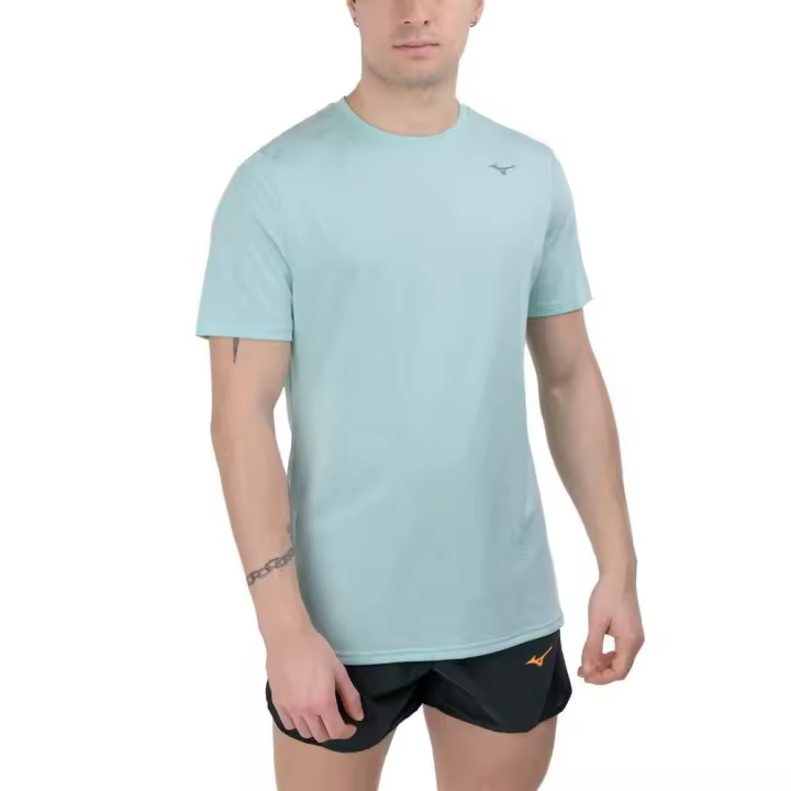 Camiseta Mizuno Impulse Coree Tee Azul Eggshell Blue T Shirt J2Gaa519-22 - 1