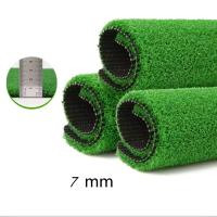 Césped de jardín natural de alta calidad 7mm césped artificial césped artificial césped sintético alfombra verde césped artificial césped artificial - details 0