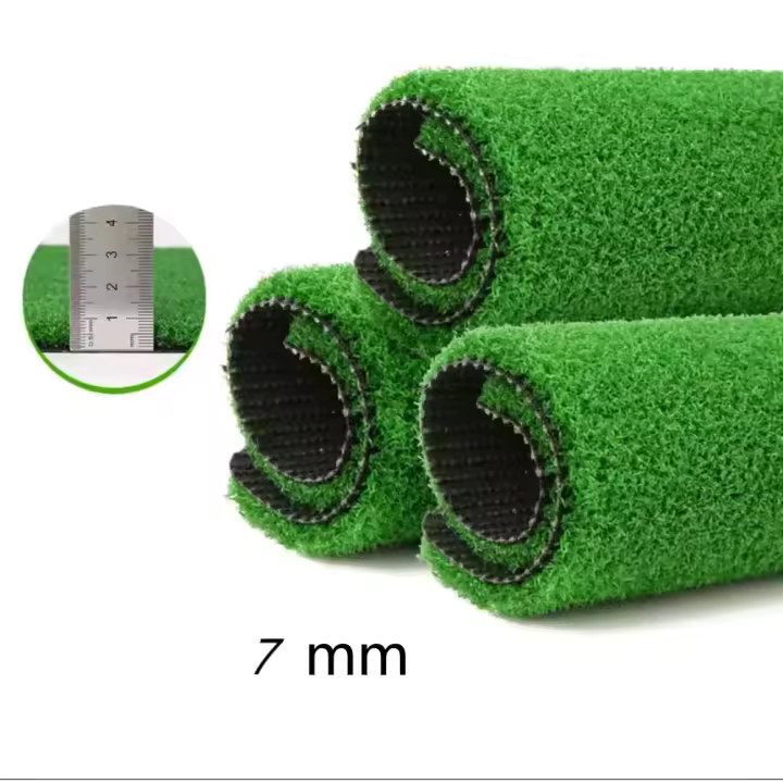 Césped de jardín natural de alta calidad 7mm césped artificial césped artificial césped sintético alfombra verde césped artificial césped artificial - 1