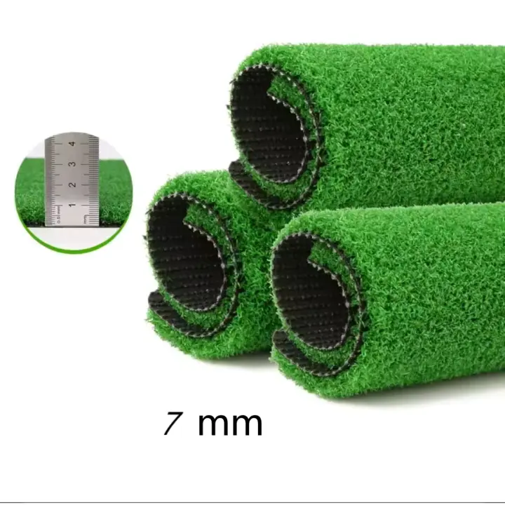 Césped de jardín natural de alta calidad 7mm césped artificial césped artificial césped sintético alfombra verde césped artificial césped artificial - 1